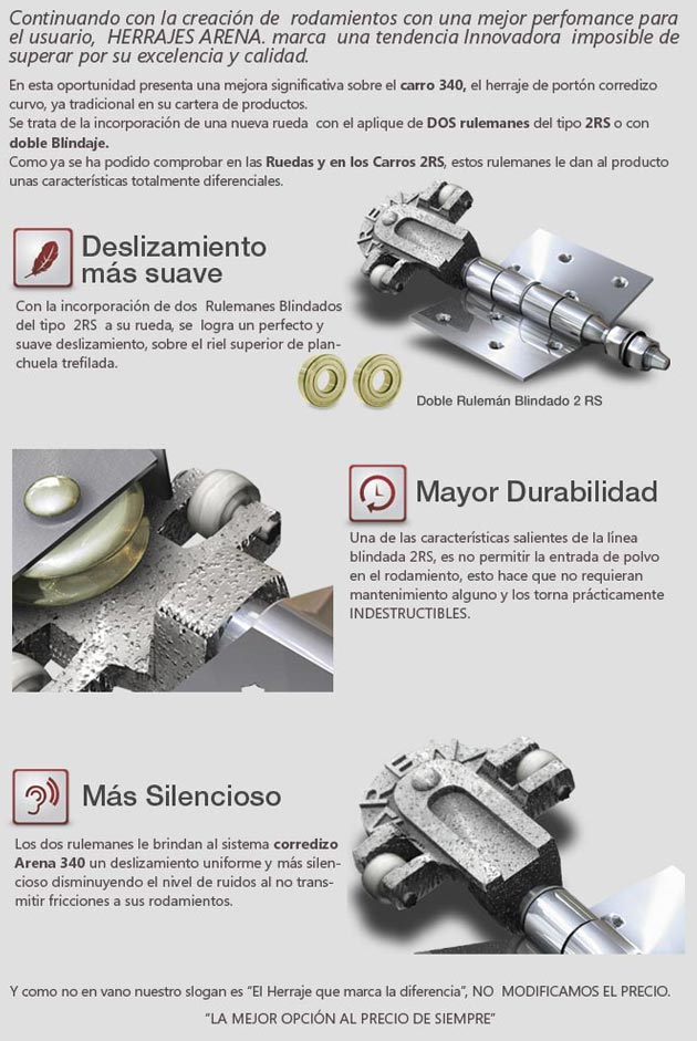 InfoArena n°19 - Nuevo carro 340 con Doble Rulemán Blindado