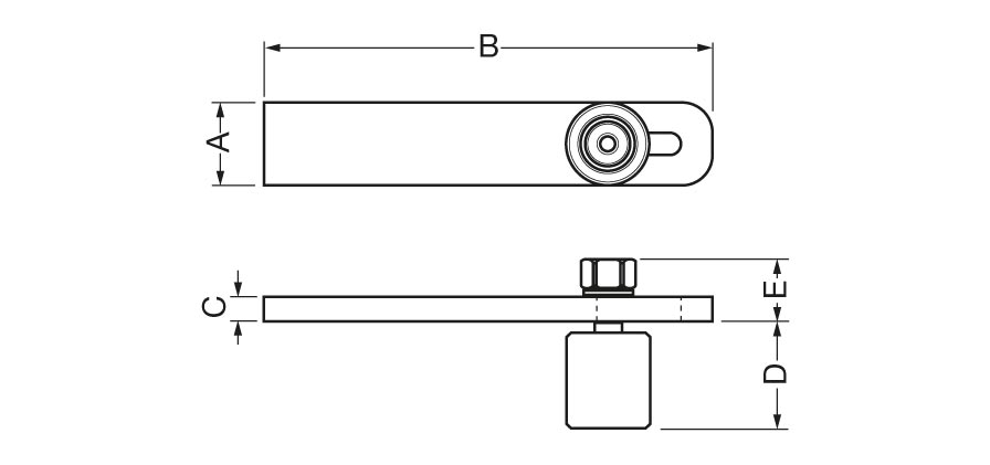 Estabilizador Simple para Porton Art. 730